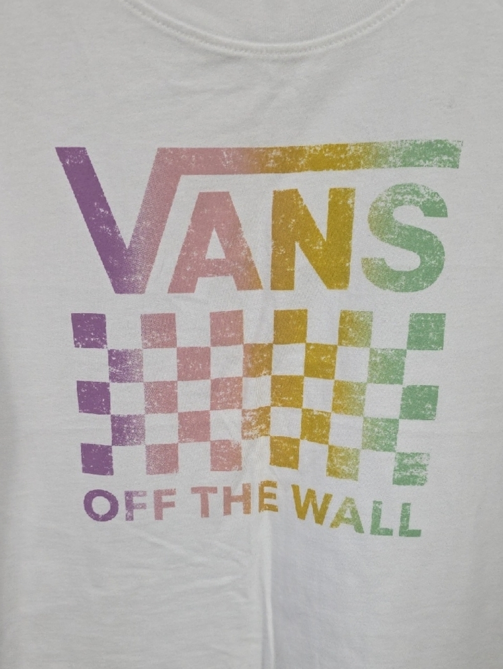 Vans Juniors Lock Logo Box Tank – Rainbow Gradient – Size XL - Picture 6 of 8